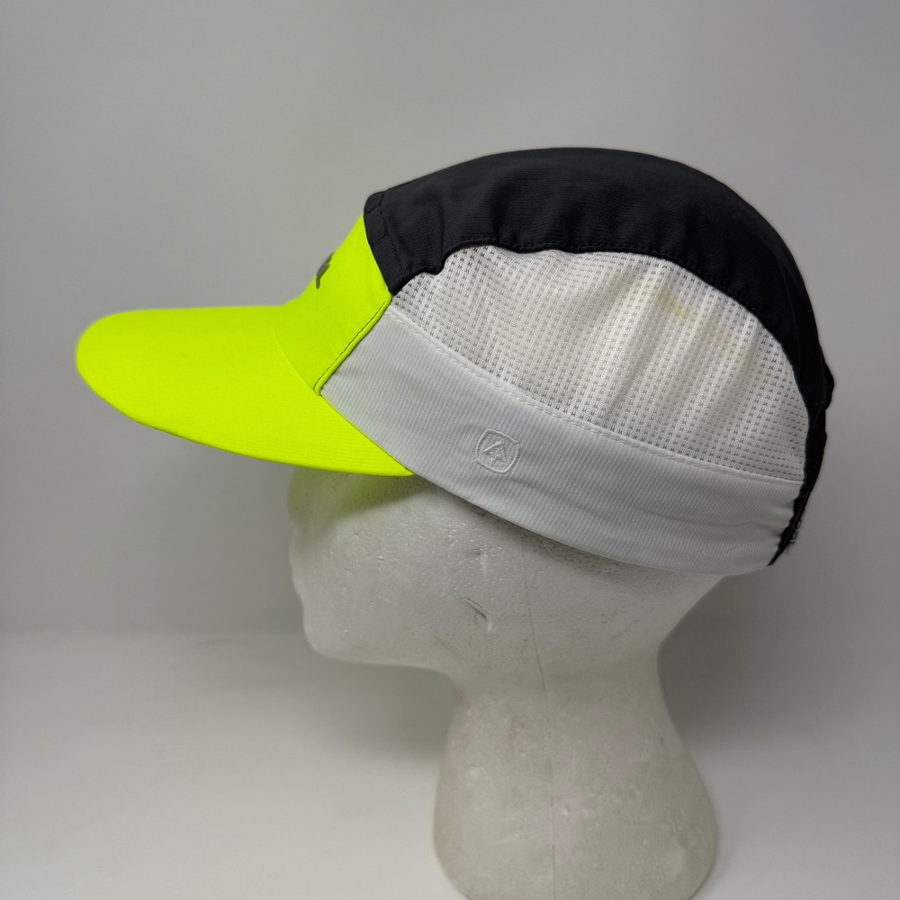 Coal Headwear Neon Yellow Black White Mesh Running Cap Hat - Picture 2 of 10